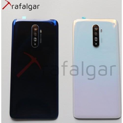 Original NEW For OPPO Realme X2 Pro Back Battery Cover Rear Housing Door Glass Case+Camera Lens For Realme X2 Pro Battery Cover