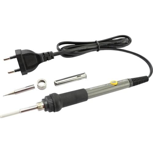 Gray 60W Electric Soldering Iron Adjustable Temperature 220V/110V Soldering Station Welding Desoldering Rework Repair Tool