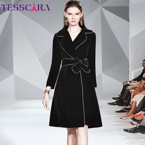 TESSCARA Women's Trench Coats