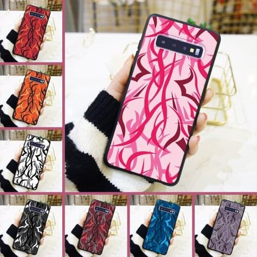 Back Cover For Samsung Galaxy Note 10 Pro Black Camo Pink Art Red Soft Phone Case Silicone For Samsung Galaxy S10 Plus 5G 10E
