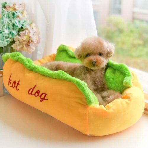 Winter Hot Dog Bed Fashion Soft Pet Cute Dog Bedding For Puppy Small Breeds Animal Yorkov Dachshund Warm Cat Sofa Cushion Supply