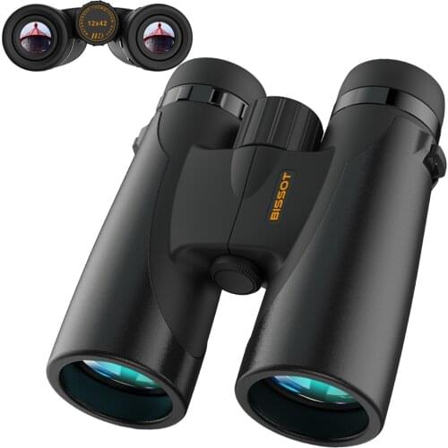 2021 New 12x42 Powerful Telescope BAK4 FMC Optical Lens Low Light Night Vision Binocular For Outdoor Bird Watching Camp Hunting