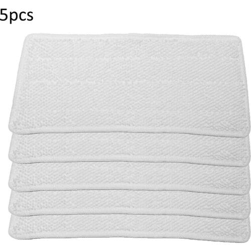 5X Reusable Replacement Covers For Vileda Steam XXL Power Pad Steam Cleaner Microfiber Pad Dust Cleaning Pads Mop Cloths Replace