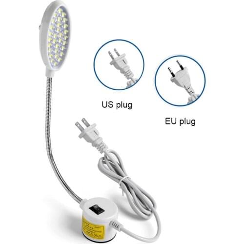 AC100-240V Dimmable 21/28 Leds Led Sewing Machine Night Light Working Lamp Switch On/Off Lathes,Drill Presses Workbench