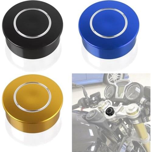 S1000 RR Motorcycle CNC Aluminum Upper Top Front Fork Center Covering Cap Yoke Plug for BMW R Nine T S1000RR Pure 2015 2016