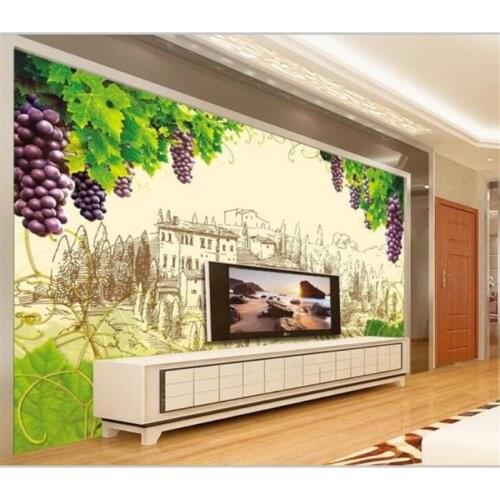 Beibehang Custom 3d wallpaper mural home decor living room bedroom photo European landscape atmosphere romantic mural