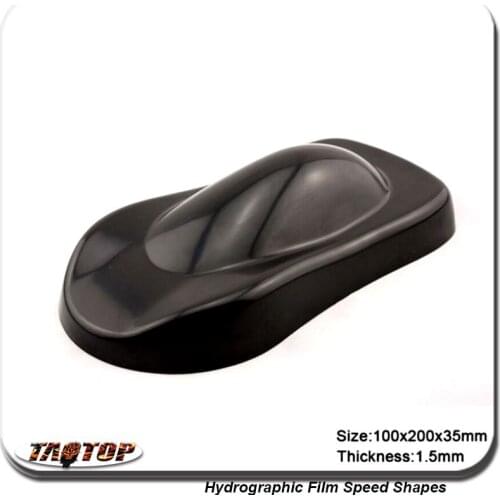 White and Black 20pcst High Quality Plastic Hard Material Hydrographic Films Testing Water Transfer Printing Film Speed Shape