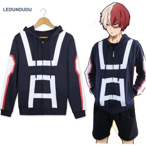 Boku no Hero Academia Todoroki Shoto Coat My Hero Academia Men Cosplay Costume Jackets for Spring Autumn Plus size