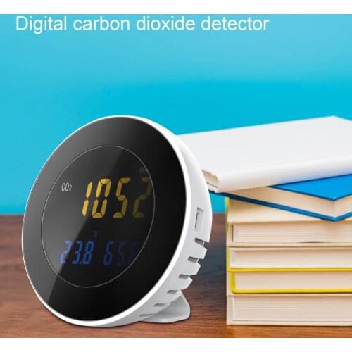 HT-501 LCD Display Digital Sensitive Carbon Dioxide Detector High Performance Test Meters Carbon Dioxide Monitor for Hotel