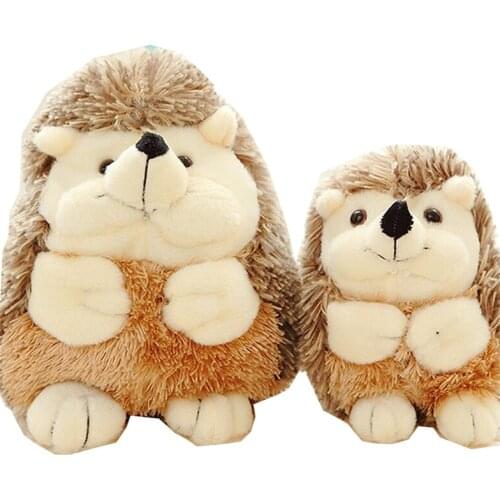 BOLAFYNIA Hedgehog children plush toy doll hedgehog small doll collar Stuffed toy Gift