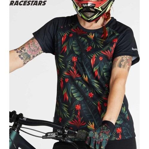 DHARCO Downhill Jersey Cycling Wear Motocross Gear MTB Shirt Bike Women Long Sleeve Bicycle T-shirt Ladies Racing Clothing MX