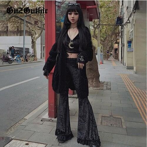 Go2gothic Women's Trousers Harem Pants