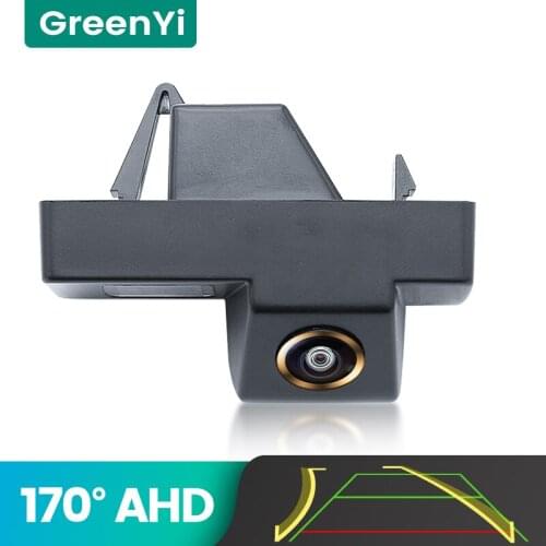 GreenYi 170° AHD Trajectory Car Rear View Camera For Toyota Reiz Land Cruiser 120 Prado LC100 LC200 Reverse 4pin Vehicle Parking