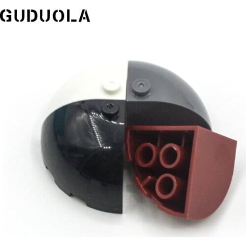 Guduola Special Brick Corner Curved Quarter Dome 3x3x2 MOC Building Block 88293 Educational Parts 15pcs/LOT
