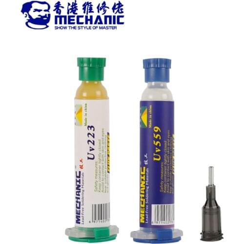MECHANIC UV223/559 10ML Lead-free BGA Welding Flux Paste No-clean Solder Flux Grease for PCB SMD Soldering Rework Tools