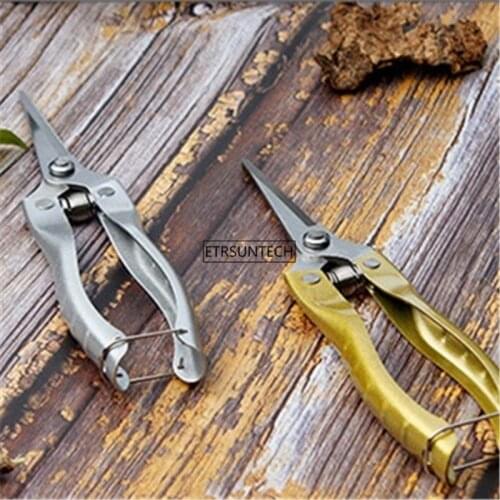 50pcs Beginner Bonsai Tool Long Handle Scissors Gardening Plant Branch Shears for Garden Plant Tree Pruning Tools