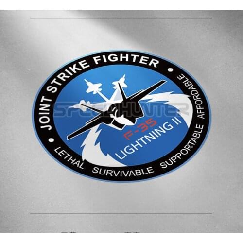 US Air Force Joint Strike Fight F-35 Lightning II Stickers Reflective USA Army Car Decal Vinyl Motorcyle for Biker Truck SUV
