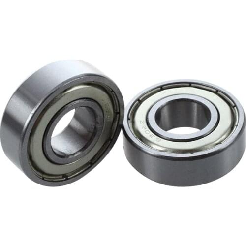 6202Z Dual Metal Shields Pair Deep Groove Radial Ball Bearing 15 x 35 x 11mm