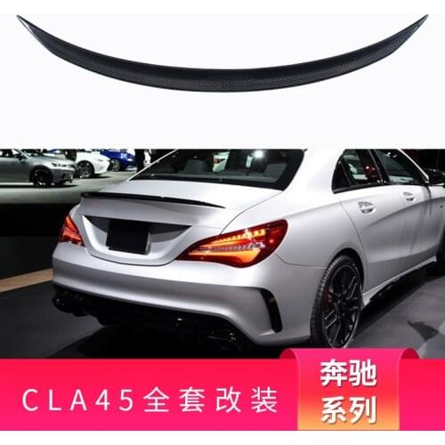 Suitable for Cla200 Benz Cla220 Cla45 Modified Amg Wind Knife Fog Lamp Frame Side Skirt Rear Lip Tail Throat Middle Net