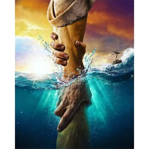 Dpsprue Full Square/Round 5D Diy Diamond Painting Cross Stitch "Hand in hand " Diamond 3D Embroidery Mosaic Home Decor Gift D12