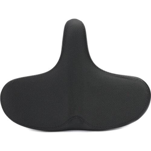 Widening Bicycle Saddle Recessed Cushion PU Leather Polyurethane Foam Pad Comfortable Cycling Seat Shockproof Bicycle Saddle MJ