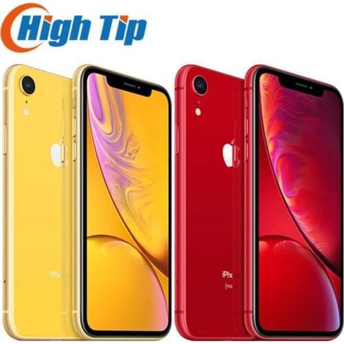 Unlocked Apple iPhone XR xr RAM 3GB ROM 64GB/128GB /256G Mobile Phone 4G LTE 6.1" Hexa-core 12MP Fingerprint used Smartphone