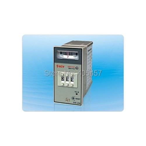0-999 Celsius E5EM Dial Setting Temperature Controller SW-EM Deviation Indicating Controller for K type Thermocouple 48*96mm
