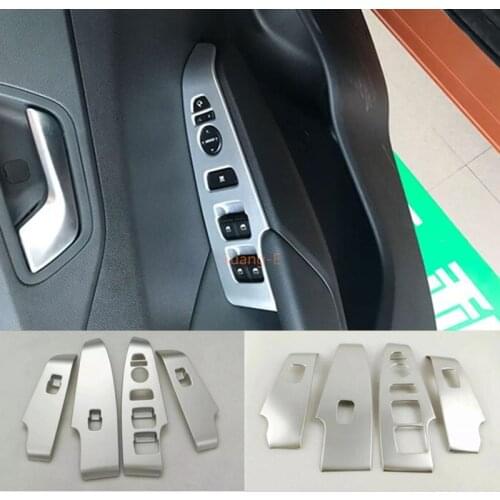 Car body stick Styling door Window glass panel bowl handle frame trim Parts 4pcs for Hyundai Solaris Accent 2017 2018 2019 2020