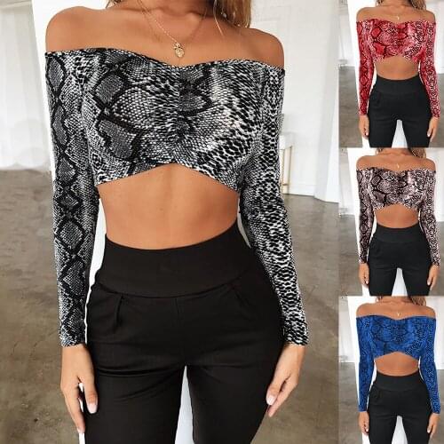 S-XL long sleeve slash neck tops t shirt floral print casual leisure tops autumn spring sex tops