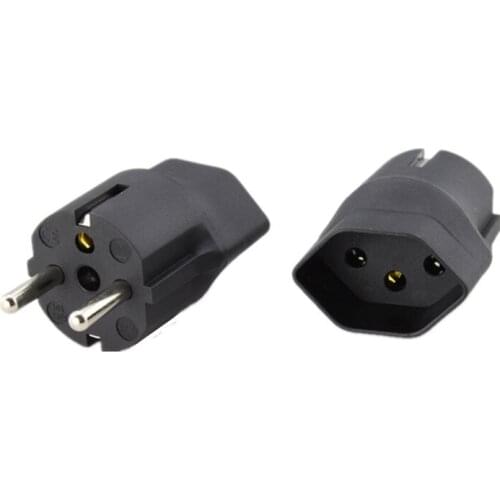 Swiss to European standard Plug adaptor Electrical socket Travel Adaptor EU Plug Multipurpose Power plug