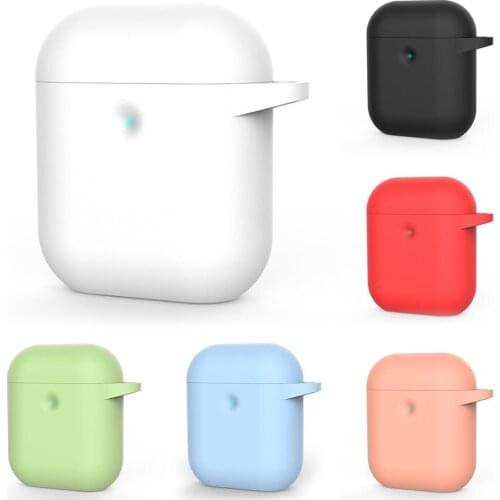 Silicone Shockproof Bluetooth Earphone Case Protective Cover for AirPods 1 2
