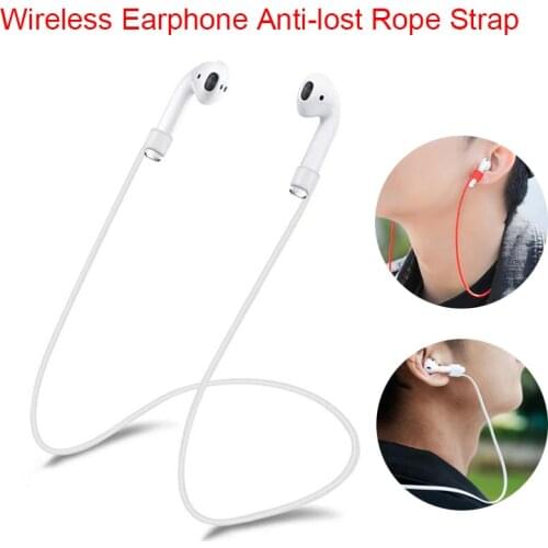 Anti-lost Rope Strap Silicone Wireless Headphone Holder Cover Earphone String Rope For Bluetooth Headset Airpods Huawei Freebuds