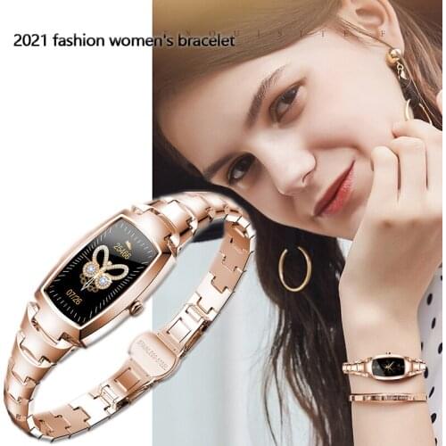 Smart bracelet sports monitoring heart rate monitoring bracelet ladies fashion bluetooth watch information call notification