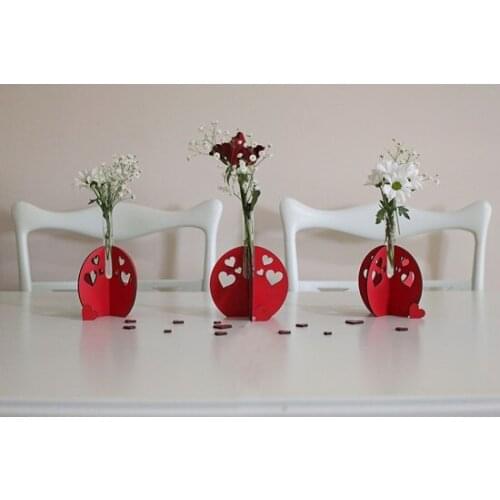 Modern Çetin Home Wood Glass vase vase jarrón ваза vaso مزهرية