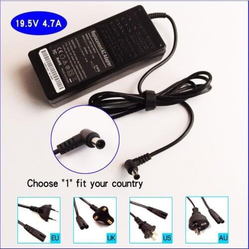 19.5V 4.7A Laptop PC Ac Adapter Battery Charger for Sony VAIO PCG-7H1L PCG-9S1L PCG-9RFL PCG-7183L PCG-21212L PCG-7Y2l pcg-9