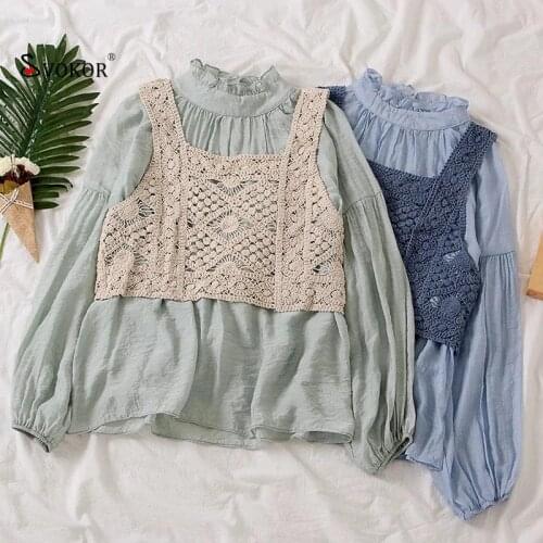 SVOKOR Crocheted Short Tank Tops Women Hollow Knit Vest Sling Short Top Comfortable Sleeveless Camis Crop Tops Camisole