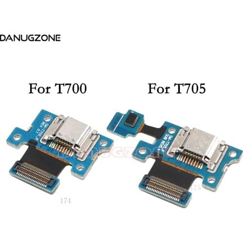10PCS/Lot USB Charging Port Connector Charger Dock Flex Cable For Samsung Galaxy Tab S 8.4 T700 T705 SM-T700 SM-T705
