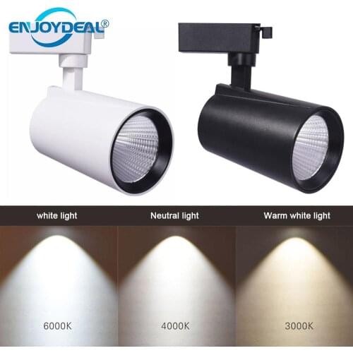 2-Phase Bus BarSpotlight 30W COB LED TrackLight Wall Art ExhibitionLighting