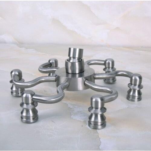 Brushed Nickel Bathroom 8 inch Bathroom Rainfall Shower Head Wsh216