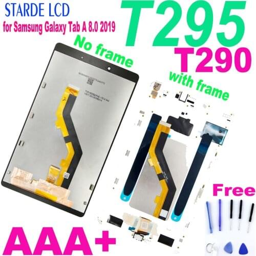 Original LCD for Samsung Galaxy Tab A 8.0 2019 SM-T290 SM-T295 T290 T295 LCD Display Touch Screen Digitizer Assembly Replacement