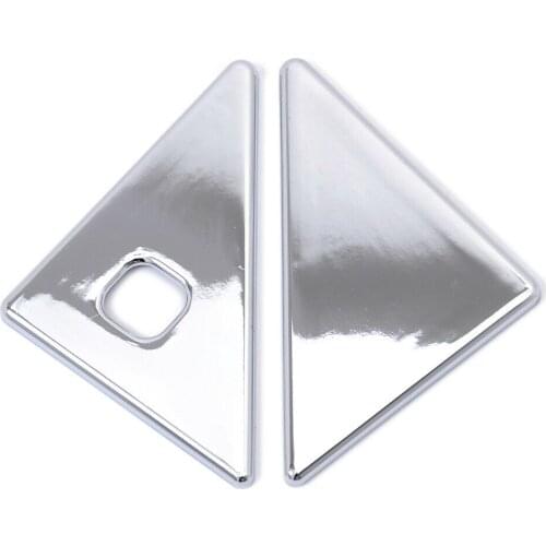 ABS Rear Window Triangle Moulding Cover Trim For Toyota Prado FJ150 2010-2016