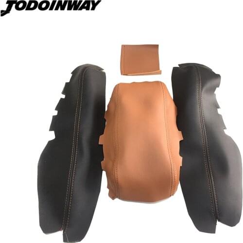 Interior Accessories For Honda Civic 2016-2019 Car Center Console Lid Armrest Mat PU Leather Protection Glove Boxes Cover