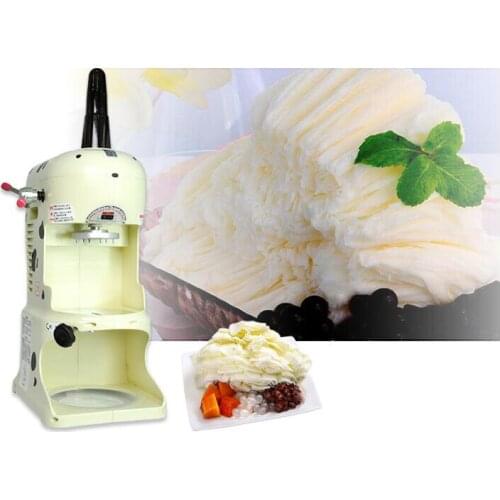 220V Automatic Electric Ice Crusher Shaver Machine Commercial Snow Cone Maker For Shop Or Home Using