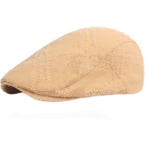 Fibonacci Retro Berets Hat For Women Casual Mens Hats Cotton Solid Visors Herringbone Flat Caps Artist Peaked Newsboy Cap