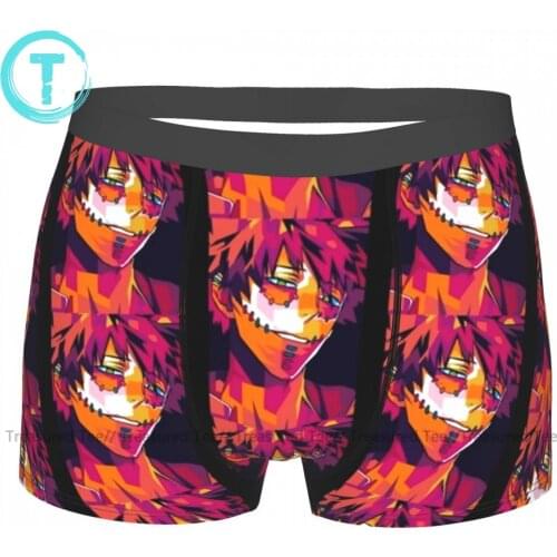 Boku No Hero Academia Underwear Trenky Polyester Sexy Trunk Youth Pouch Printed Boxer Brief