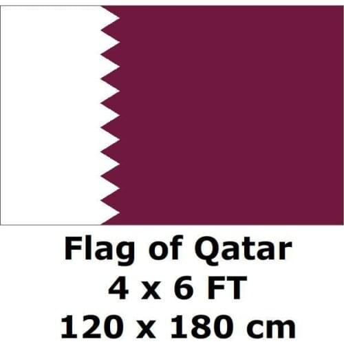 Qatar Flag 120 x 180 cm 100D Polyester Large Big Qatarians Flags And Banners National Flag Country Banner