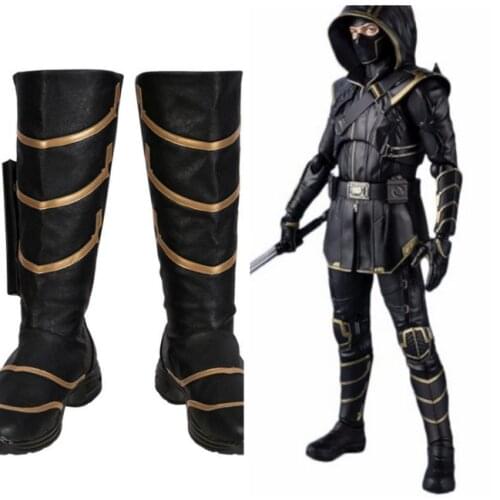 Hawkeye Ronin Cosplay Shoes Boots Clinton Barton Costume Props Shoes Custom