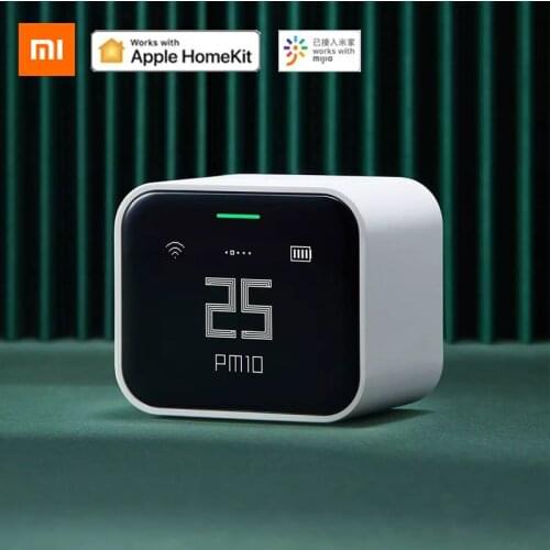 Qingping Air Detector lite Retina Touch IPS Screen Touch Operation pm2.5 Mi home APP Control Air Monitor work with apple Homekit
