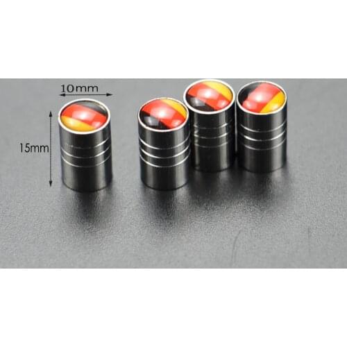 4pcs Wheel Tire Valve Caps Stem case for Toyota Prius Levin Crown Avensis Previa FJ Cruiser Venza Sienna Alphard ZELAS HIACE CON