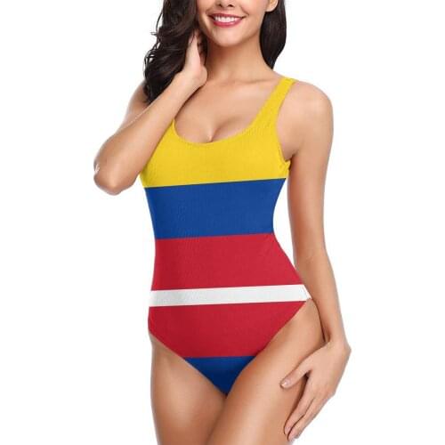 Columbia. Colombian. Colombian Flag. Flag Of Colombia. sexy Bikinis Swimsuit Low Waist comfortable honeymoon bathing suit